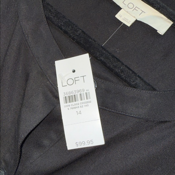 LOFT Utility Midi Pocket Dress - Picture 16 of 16